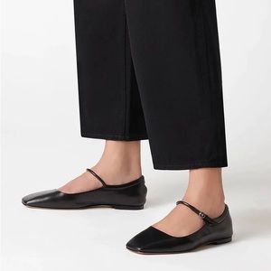 Aeyde Uma Mary Jane in Black Nappa size 37